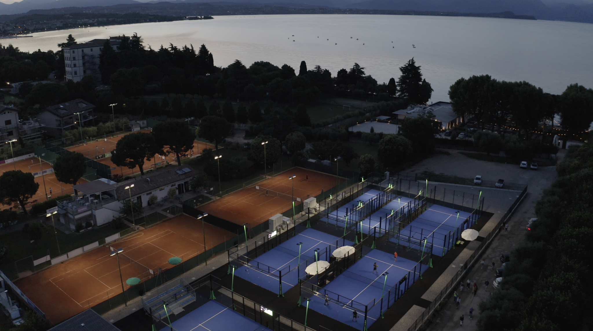 Ninja Padel vista dall'alto